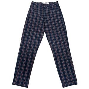Hollister Women’s Ultra High‑Rise Plaid Pants — Size Small
